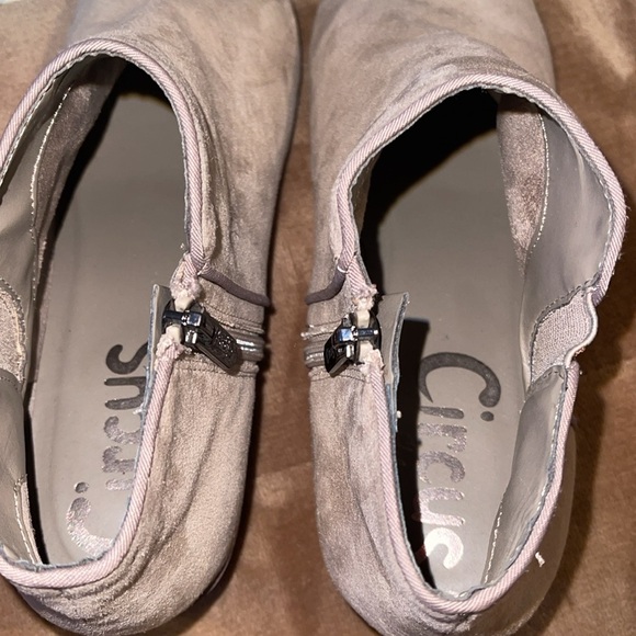 🌹Sam Edelman Circus Beige Suede Ankle Boots - Picture 5 of 6